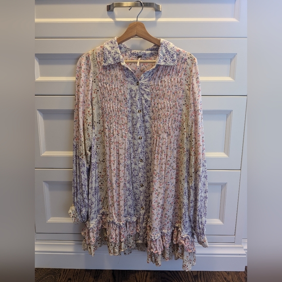 Free People floral tunic size S - Picture 1 of 5